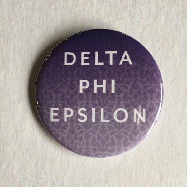 Purple Delta Phi Epsilon Button