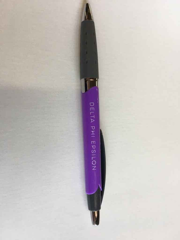 Purple and Grey Block Pen